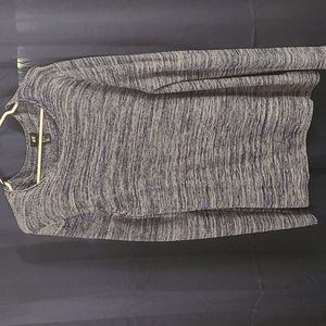 Men's Blue/White long sleeve crewneck sweater size L By H&M